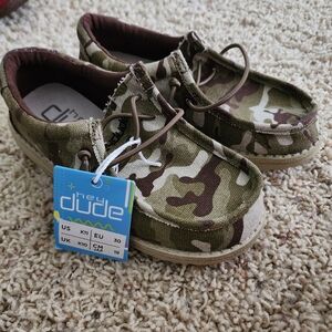 Kids Camo Hey Dude